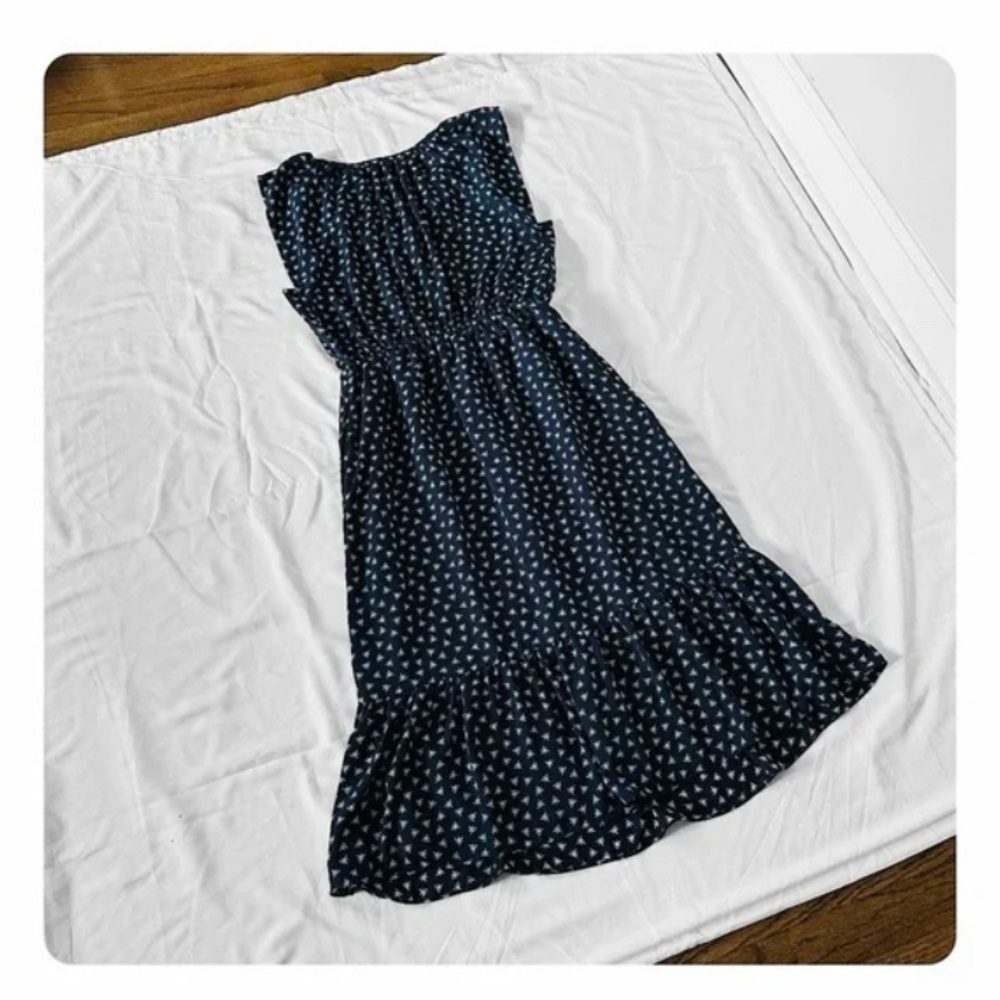 J.Crew Mercantile Dragonfly Midi Dress with Pockets!! Small - Picture 5 of 9